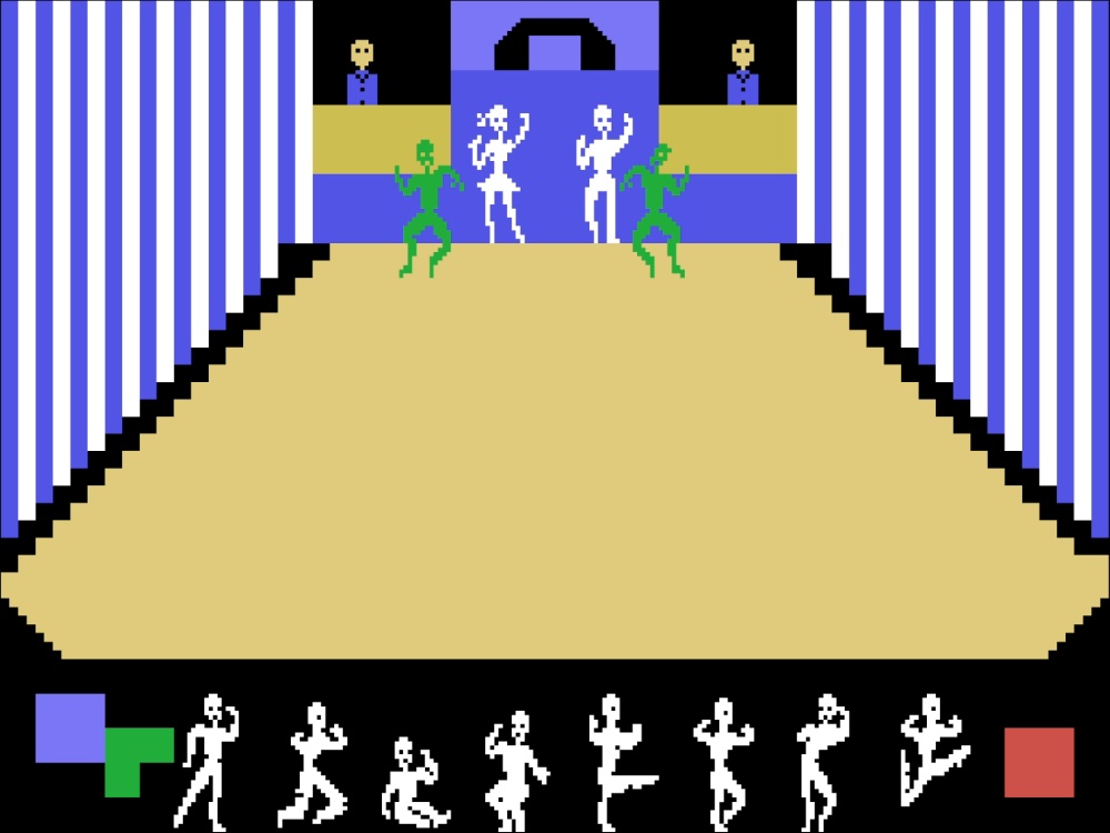 Gameplay of Dance Fantasy for Colecovision